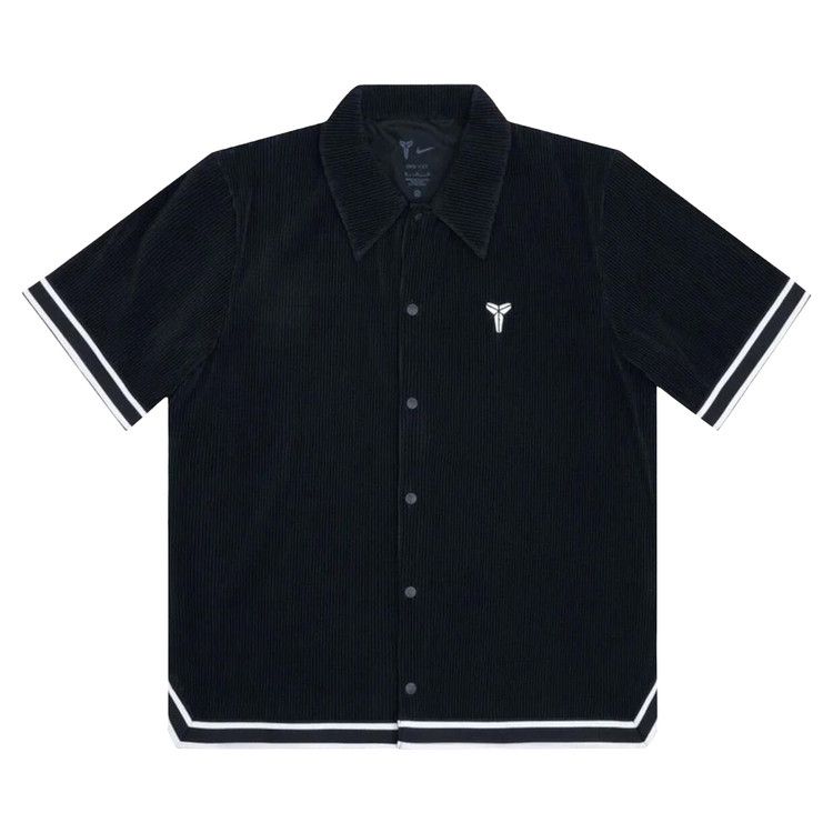 

Топ Nike Kobe Pleated Short-Sleeve Basketball Top, Black/White