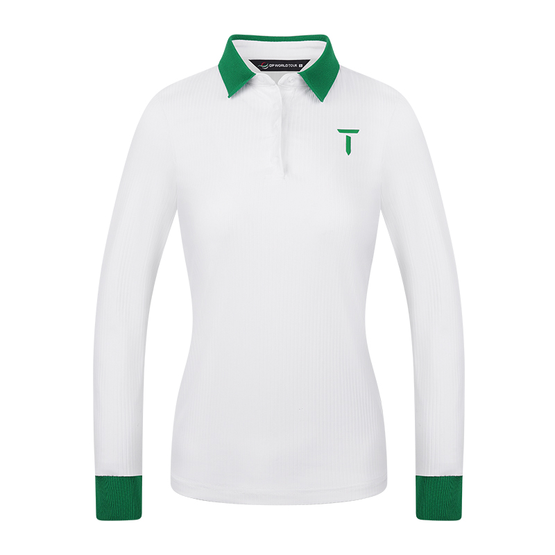 

Осенняя поло для женщин EUROPEAN TOUR, белый