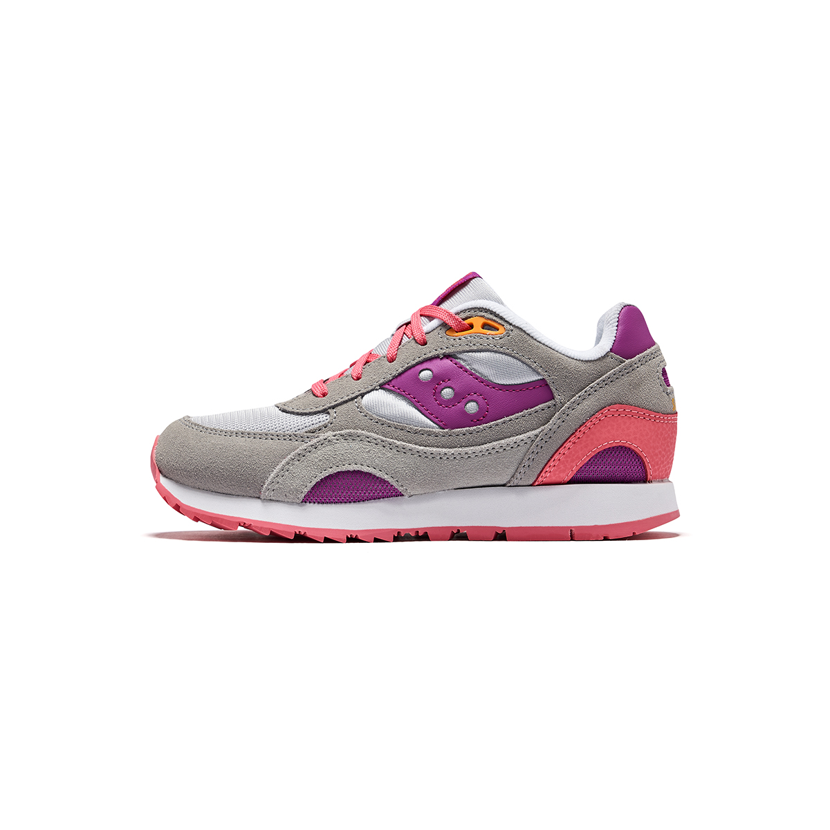 Повседневные туфли детские Saucony, серый/розовый — фото 3