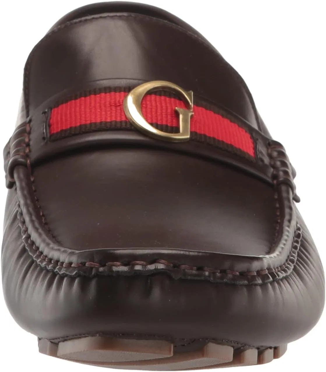 Мужские лоферы GUESS Aurolo Drivers, Dark Brown 200 — фото 2