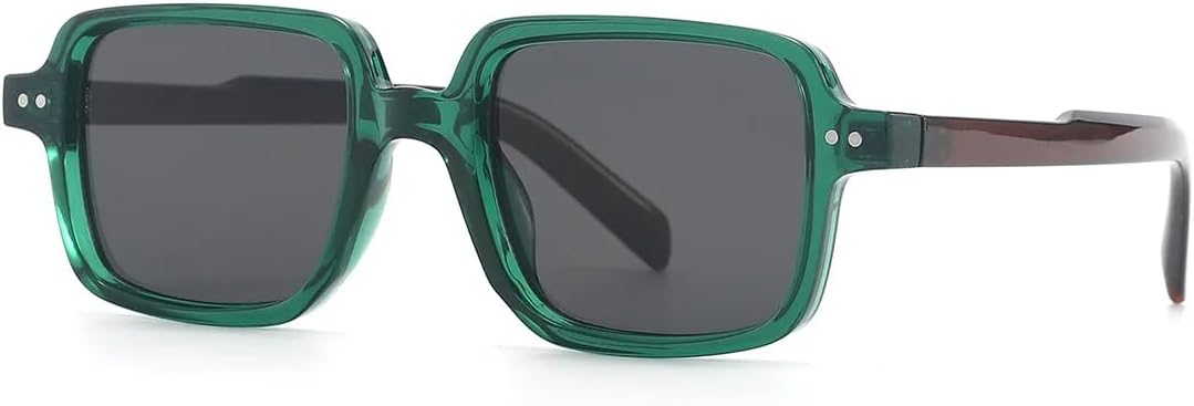 

Ретро-модные панк-солнцезащитные очки для женщин и мужчин, классические винтажные, с защитой от УФ-излучения UV400, для использования на открытом воздухе VFDHN, Green Black