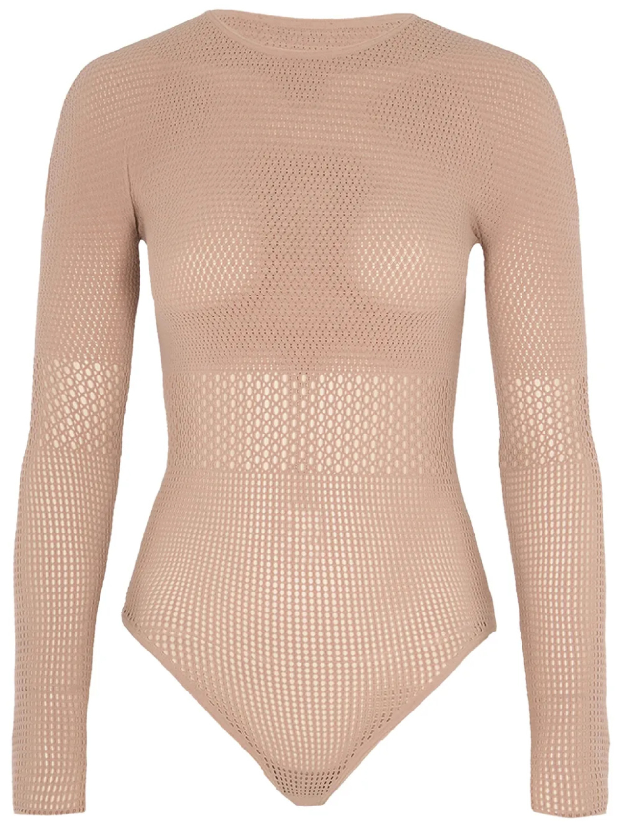 

Wolford боди Mosaic Net, нейтральный