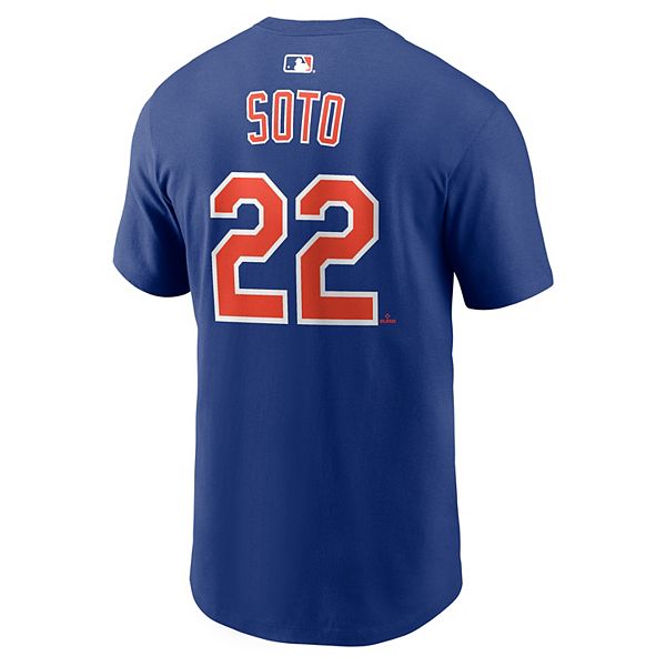 Футболка с именем и номером Juan Soto New York Mets Nike — фото 4