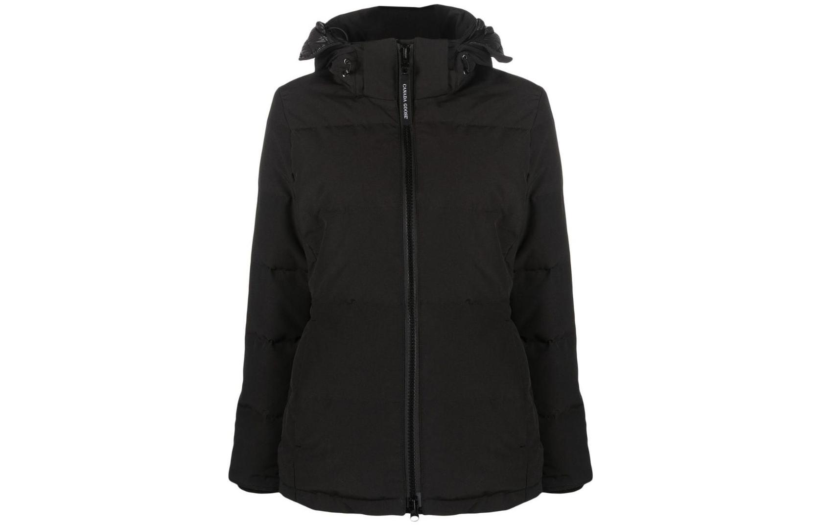 

Canada Goose Пуховик с капюшоном и высоким воротником, Black