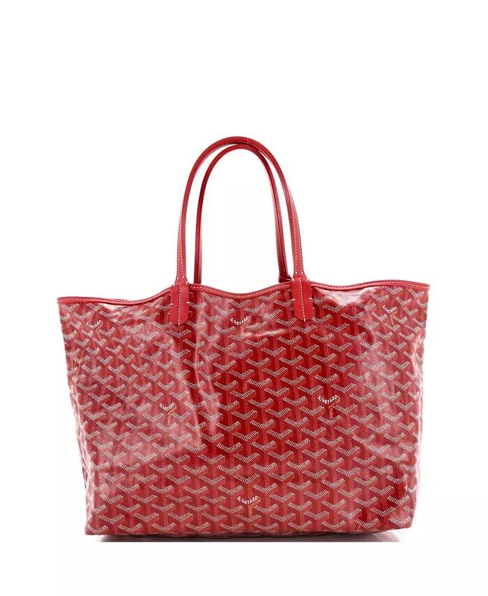 

Сумка-тоут PM Saint Louis из покрытого холста Pre-Owned Goyard, красный