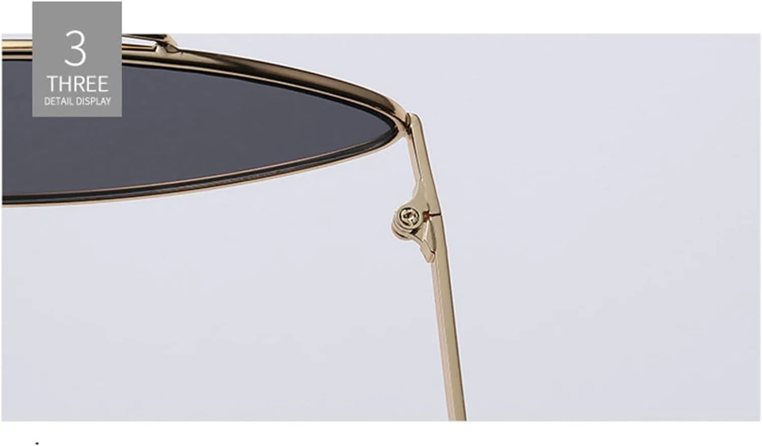 

Willochra Модные ретро-солнцезащитные очки «кошачий глаз» с двойным лучом для женщин, стильные, в маленькой металлической оправе, с защитой от УФ-излучения UV400, C5