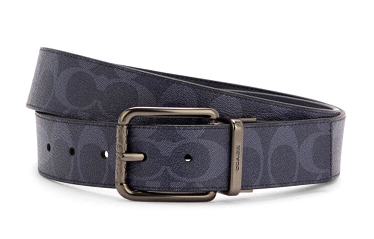 

Мужской кожаный ремень COACH, Blue