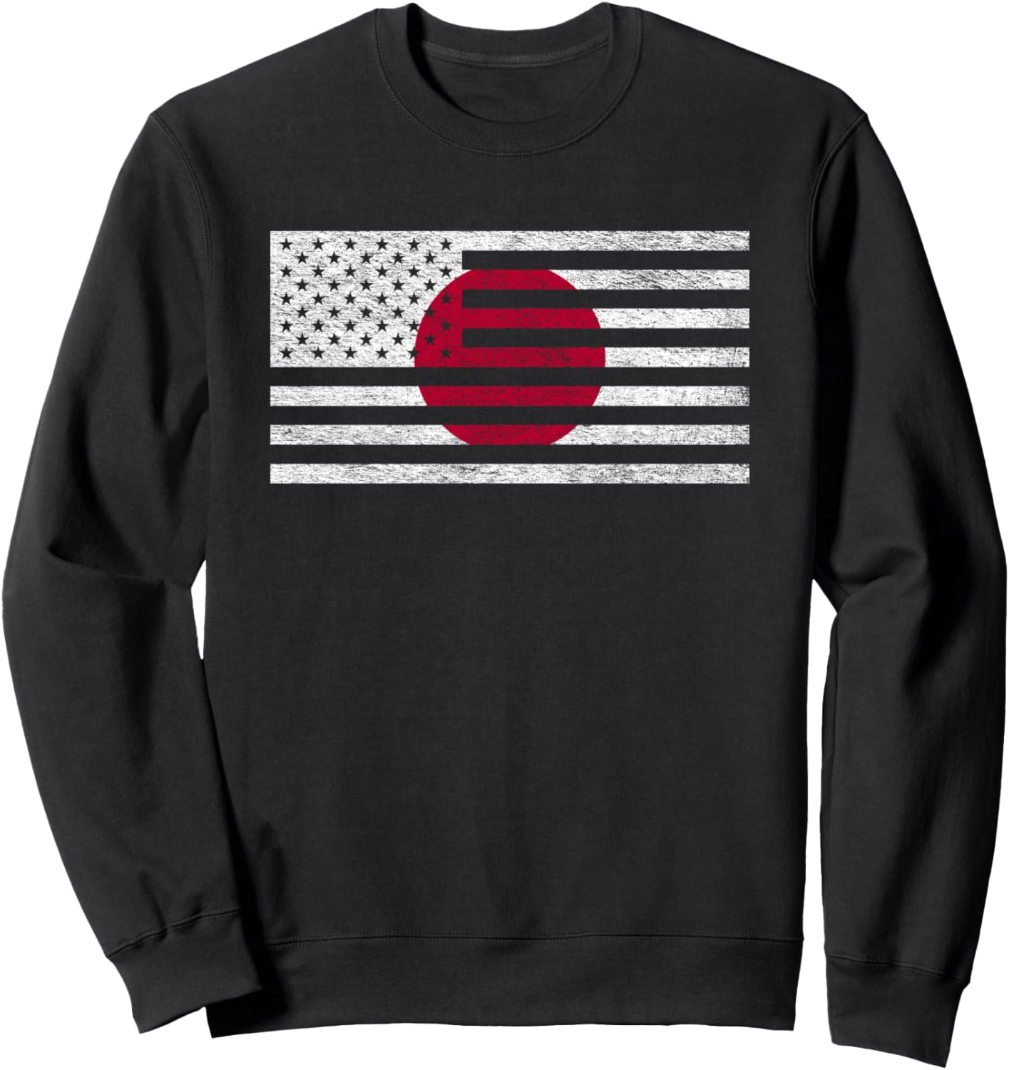 

Флаг Японии, американский флаг, Япония, толстовка с надписью «США» Japanese American Flag Nationality Pride, черный