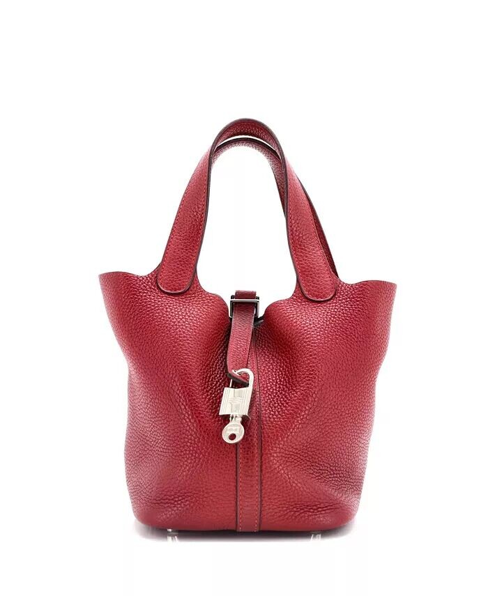

Сумка-замок PM Picotin Clemence Pre-Owned HERMÉS, красный