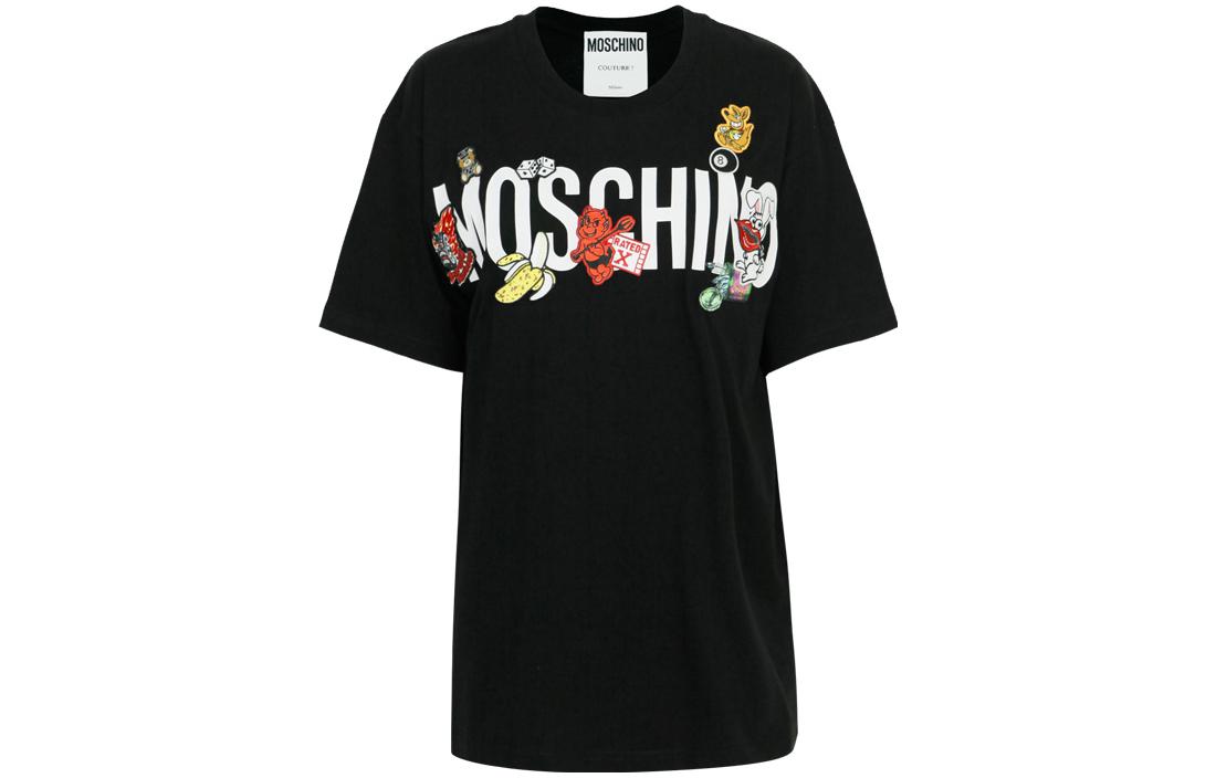 

MOSCHINO Футболка унисекс черные
