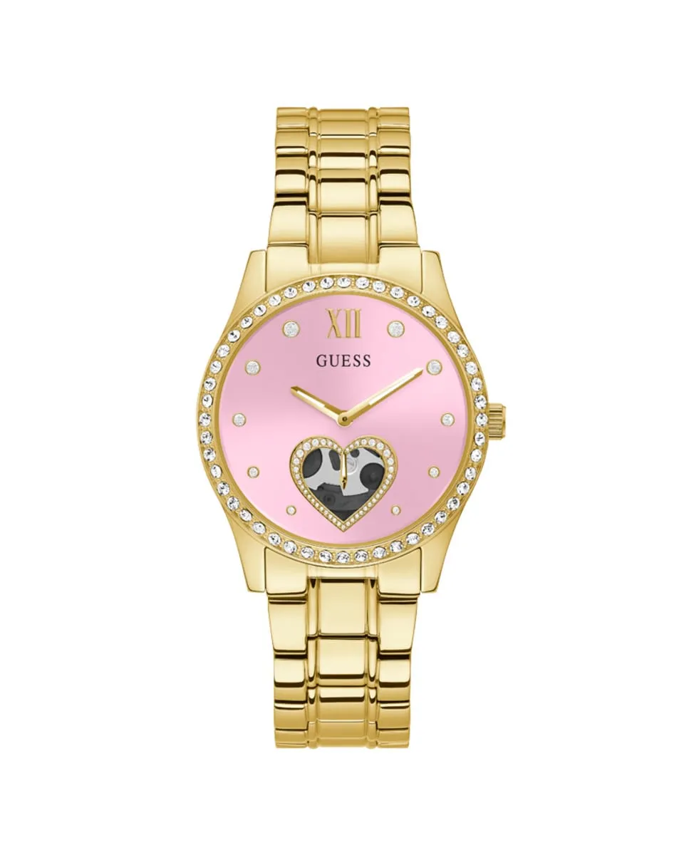 

Guess watches ladies GW0380L2 женские часы из стали и золотого ремешка