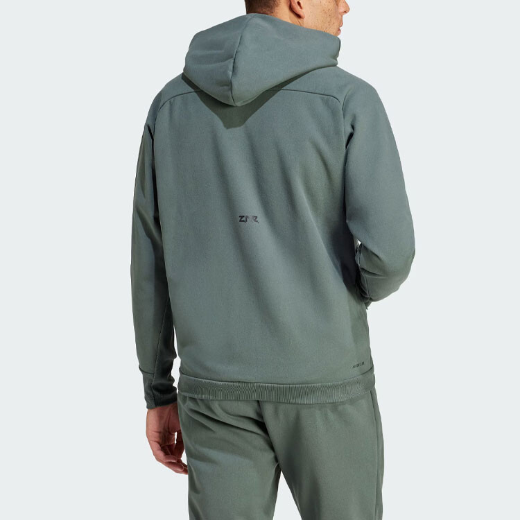 Куртка ZNE мужская, цвет зеленый плющ Adidas, зеленый — фото 3