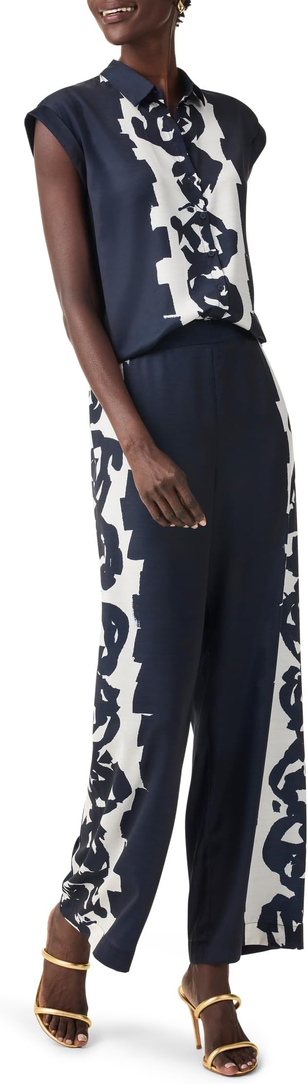 

Топ NIC+ZOE Rose Bloom Top, цвет Indigo Multi