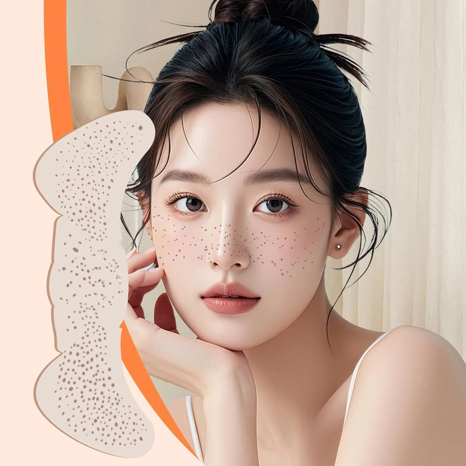 Патчи для лица с блестками Fake Freckles, 10 шт, 03 — фото 2