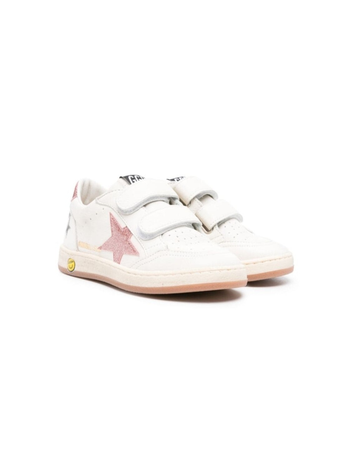 

Golden Goose Kids кеды Ball Star на липучках, белый