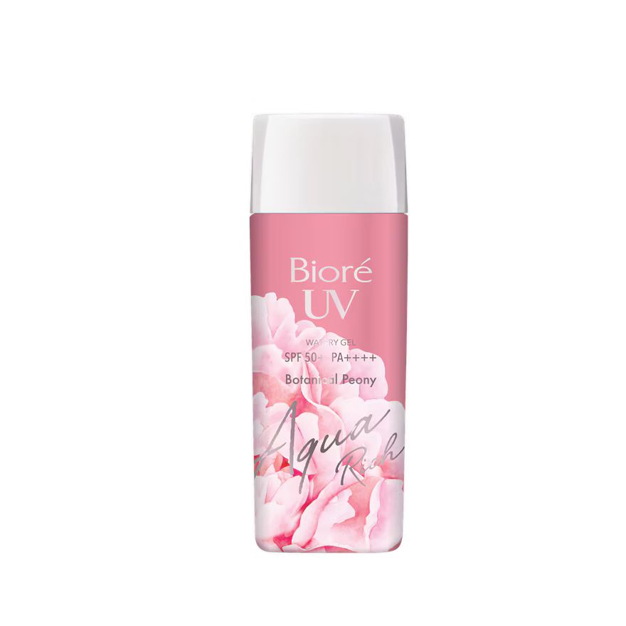 

Biore UV Aqua Rich Watery Gel Botanical Peony SPF50+ PA++++ 90 мл. แดด, Pink