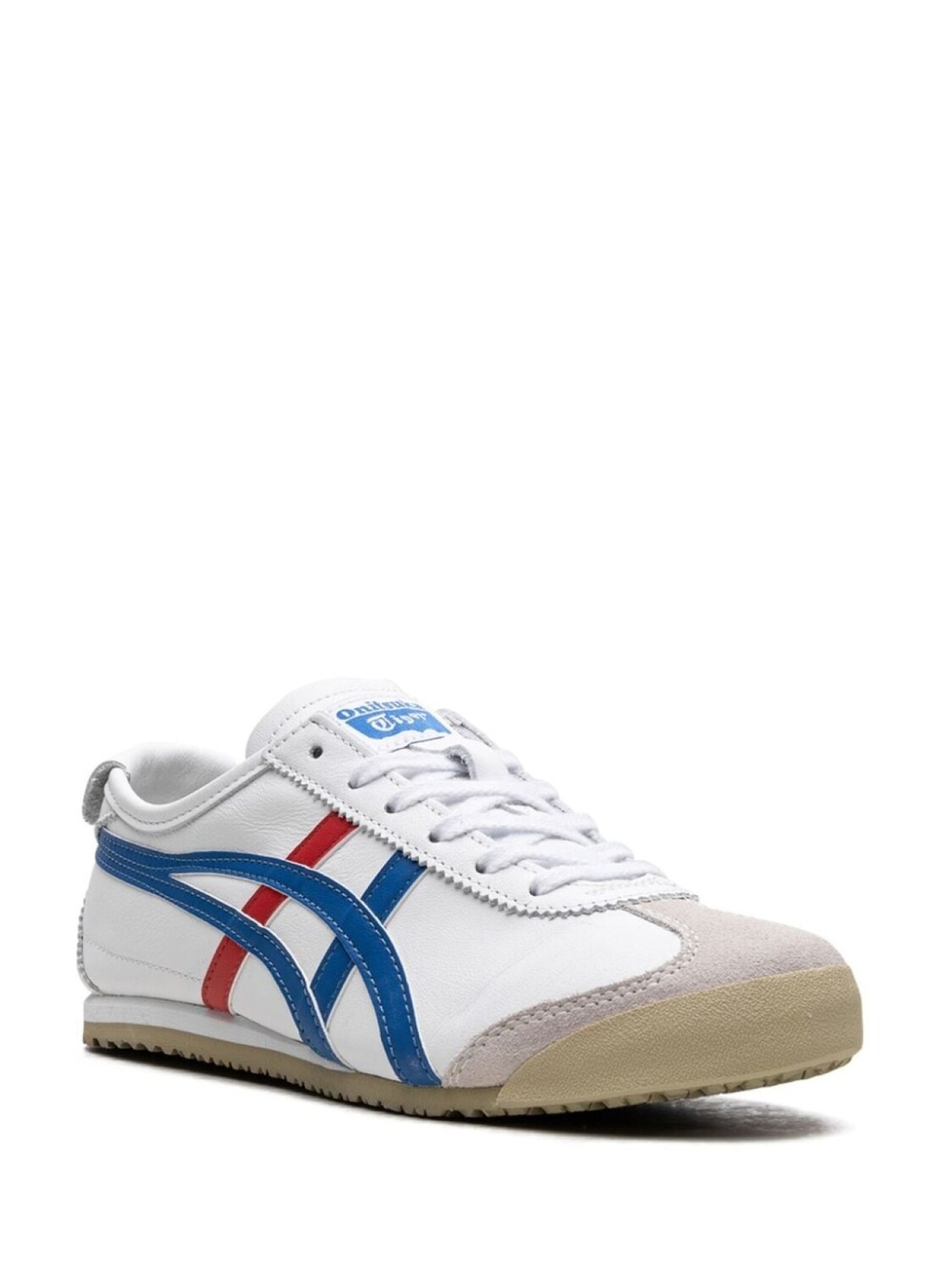 Onitsuka Tiger кроссовки Mexico 66 White/Blue/Red, белый — фото 2