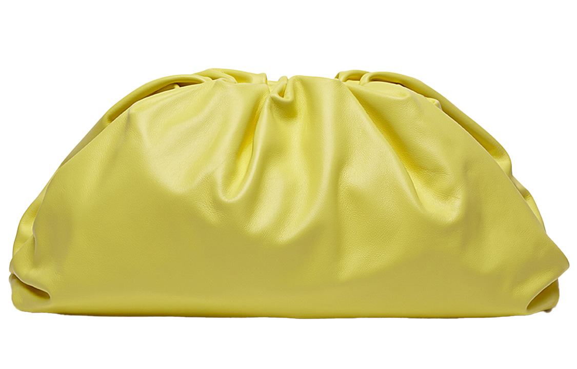 

Bottega Veneta Клатч из коровьей кожи, большой, женский, желтый