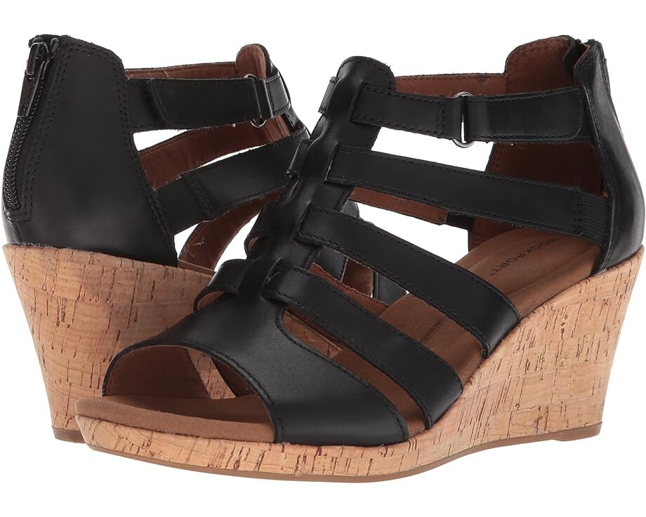 Туфли Rockport Briah Gladiator, цвет Black Leather
