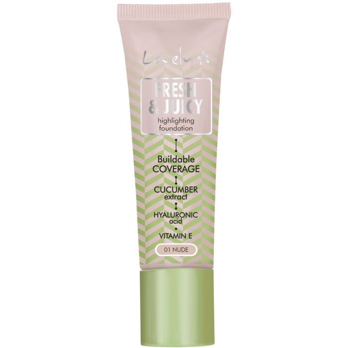 

Тональная основа Base de Maquillaje Fresh & Juicy Lovely Makeup, 01 Nude