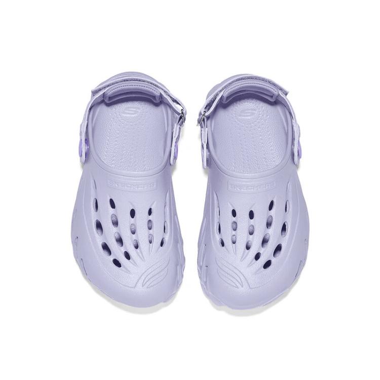 Skechers Kids Сандалии FOAMIES GIRLS с противоскользящей подошвой, устойчивые к истиранию и ударам, фиолетовые, детские — фото 4