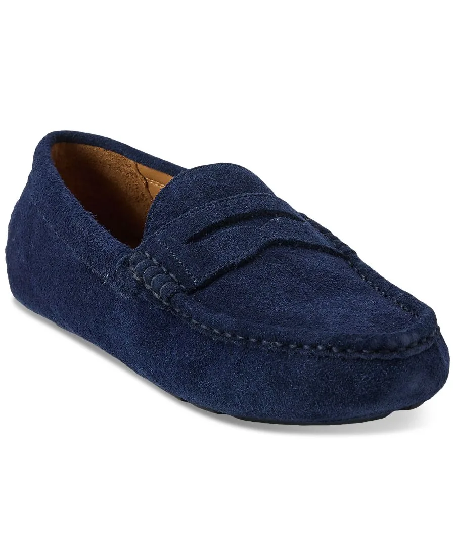 Men's Anders Suede Penny Drivers Polo Ralph Lauren, hunter темно-синий