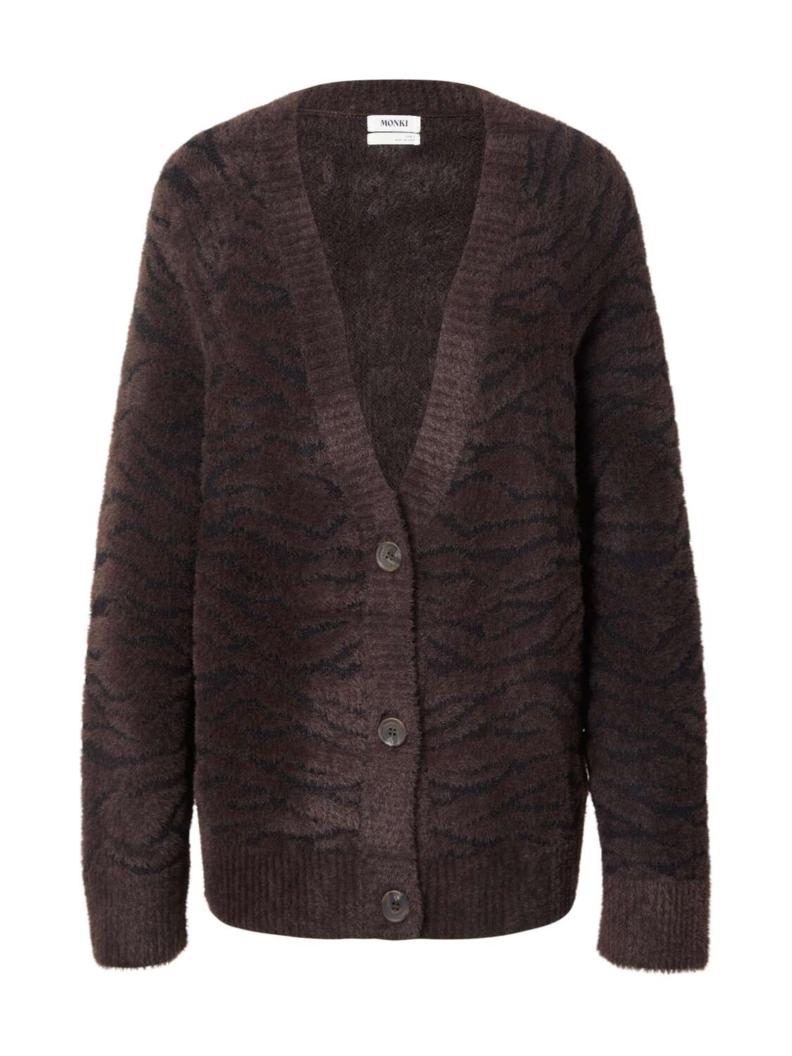 

Monki Кардиган вязаный в цвете шоколад