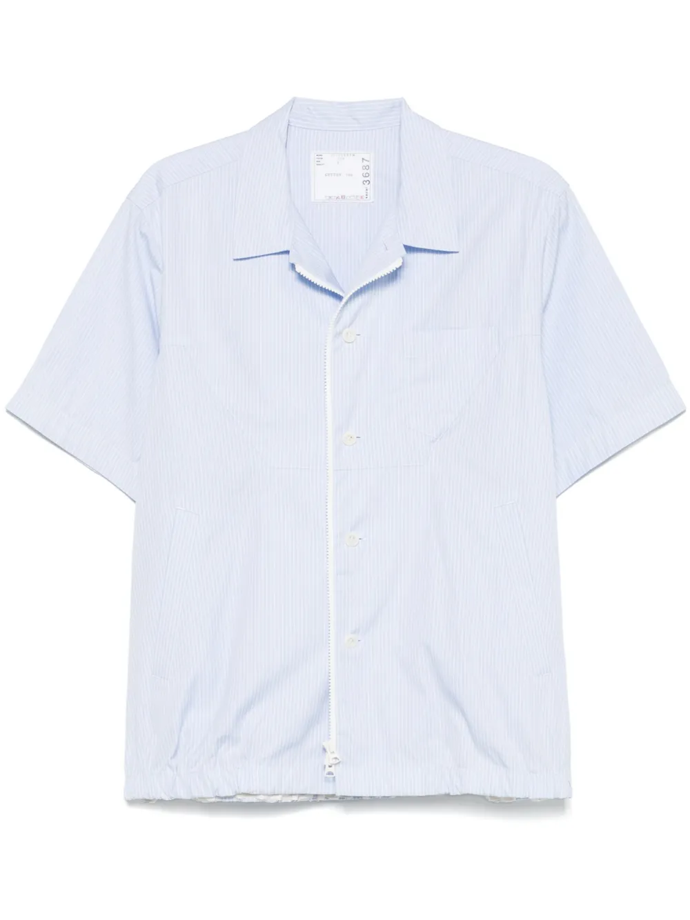 

Рубашка в полоску Sacai, синий