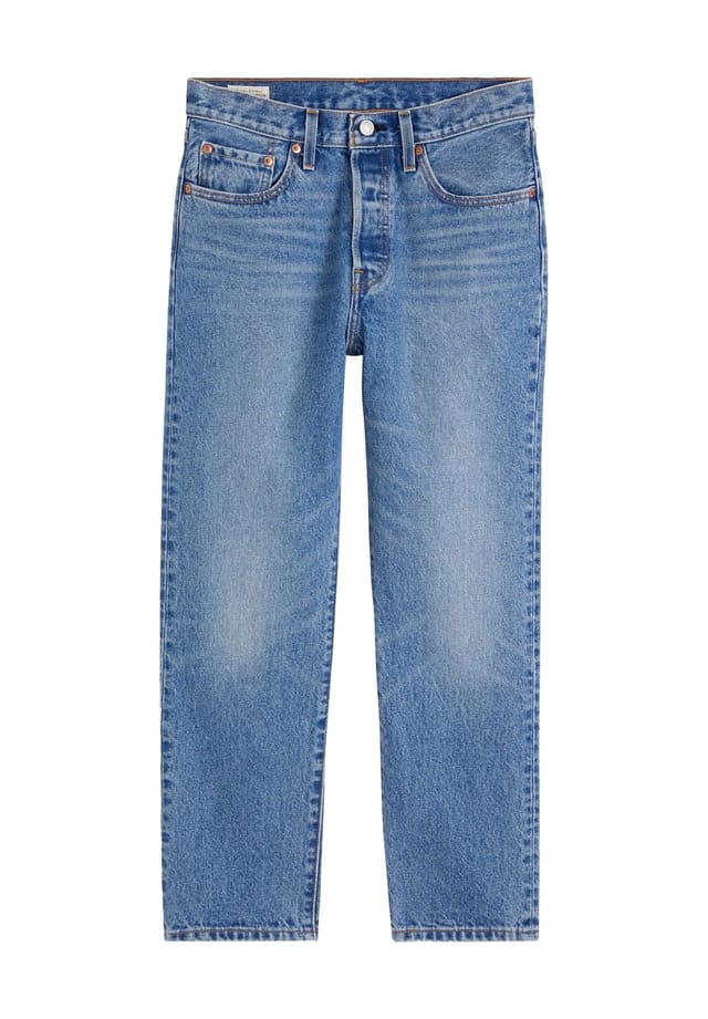 

501 укороченные джинсы Levi'S, синий