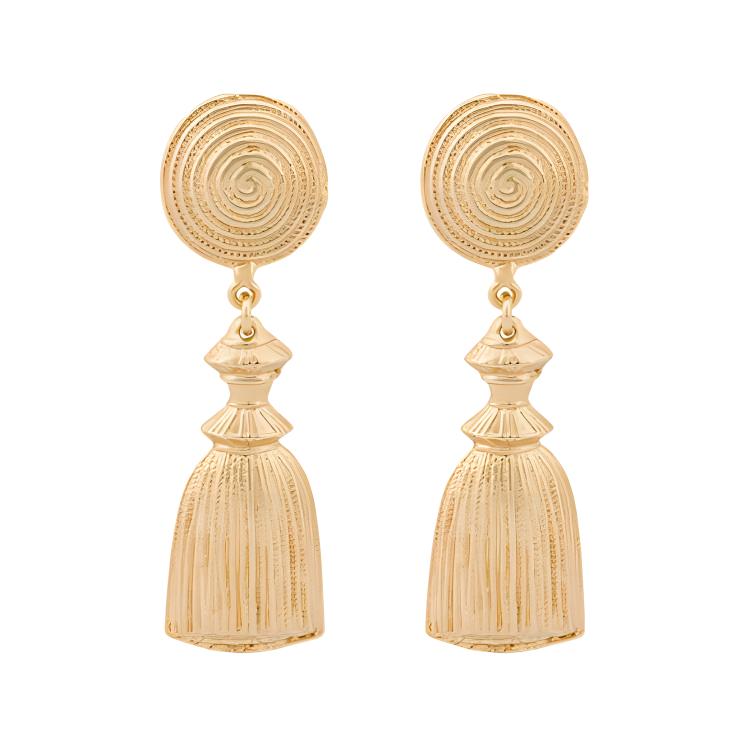 

MOSCHINO Металлические клипсы для женщин Gold