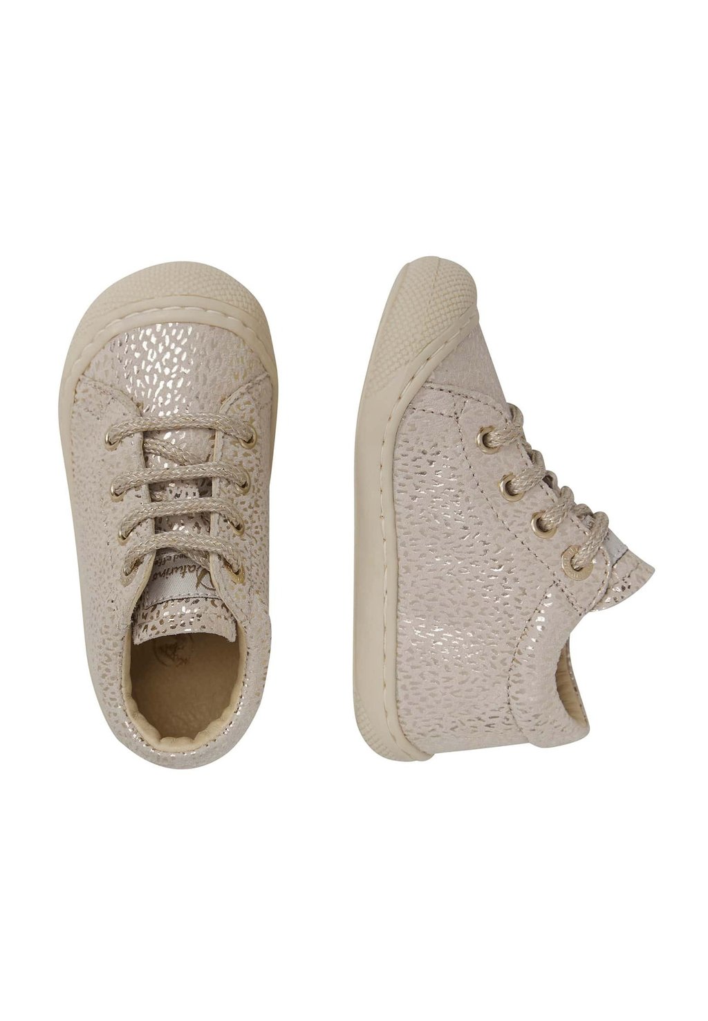 Детская обувь High-top trainers Naturino, золотой — фото 3