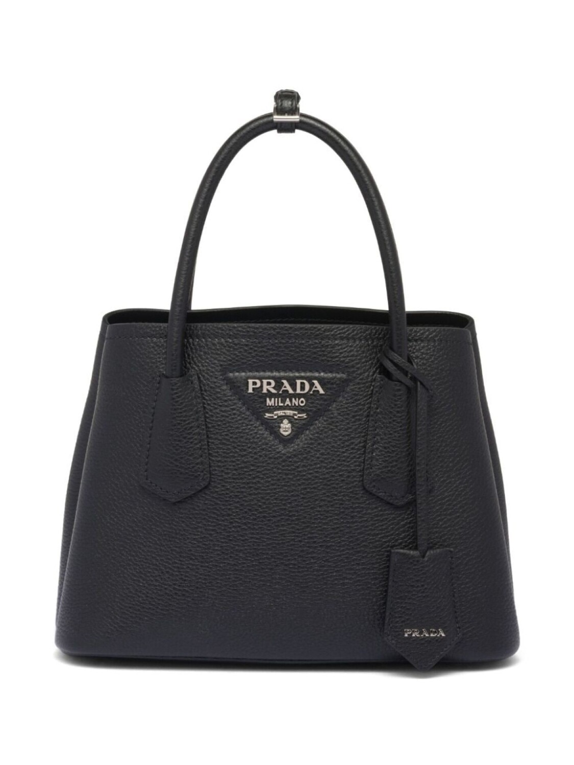 

Мини-сумка Prada Double из сафьяновой кожи, черный