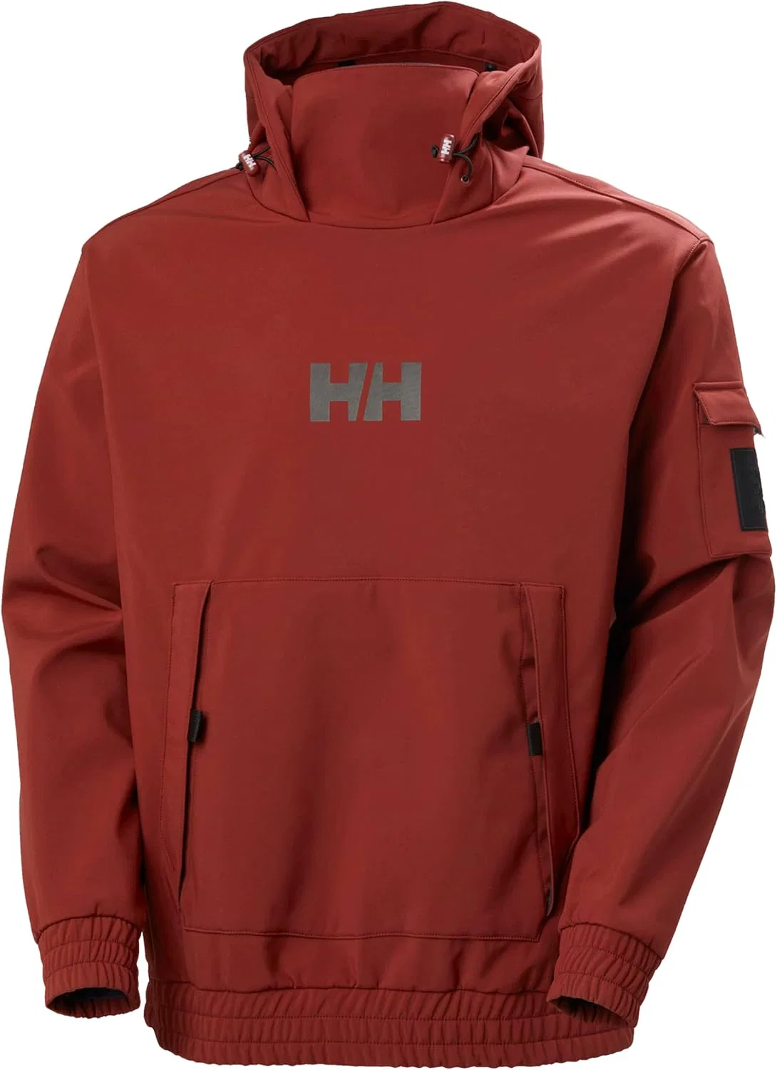 Helly Hansen Толстовка Helly-Hansen Ullr D Ridable Hoodie унисекс, спортивная толстовка, легкая, дышащая, одежда для активного отдыха, 180 Mars Red