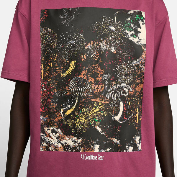Футболка Nike ACG Tidal Pool T-Shirt 'Rosewood', фиолетовый — фото 2