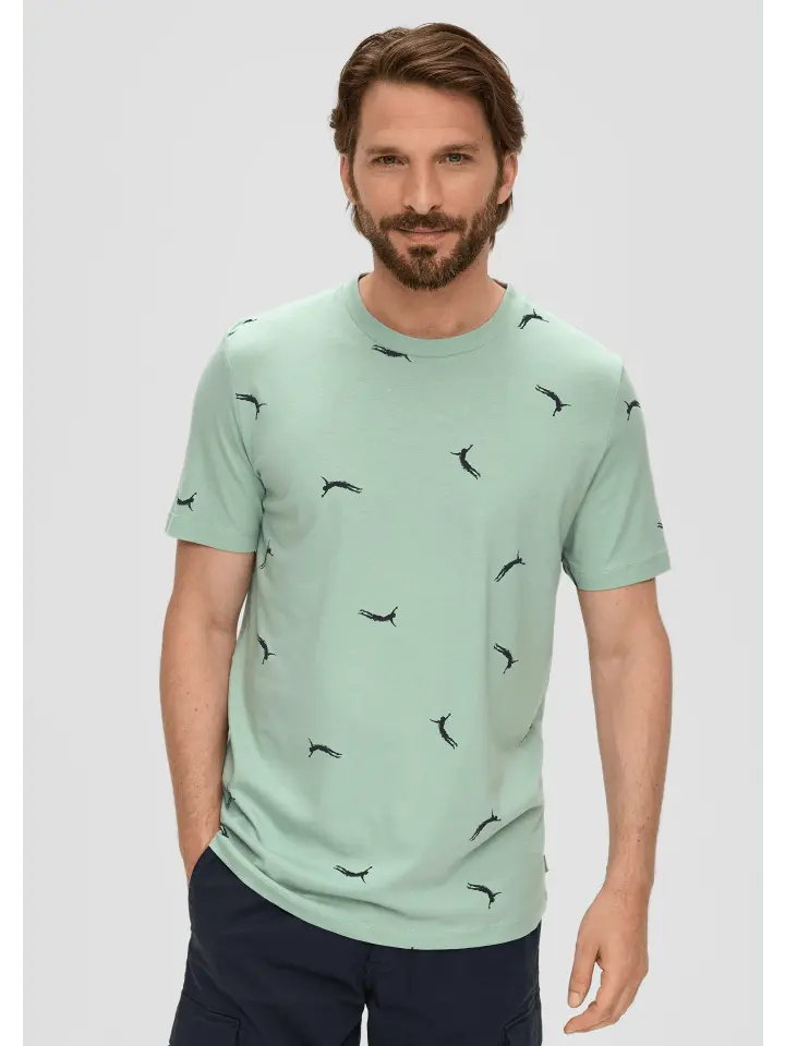 

Футболка s.Oliver, зеленый