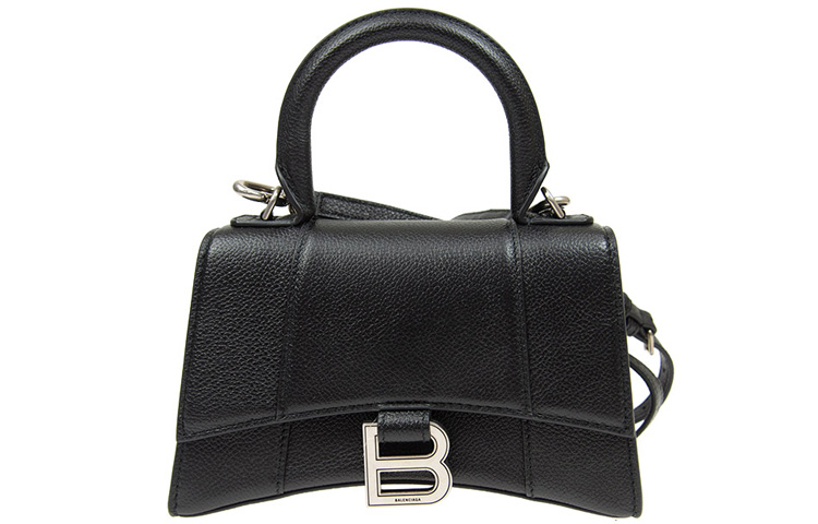 

Balenciaga Сумка Grained Hourglass Top Handle XS Black