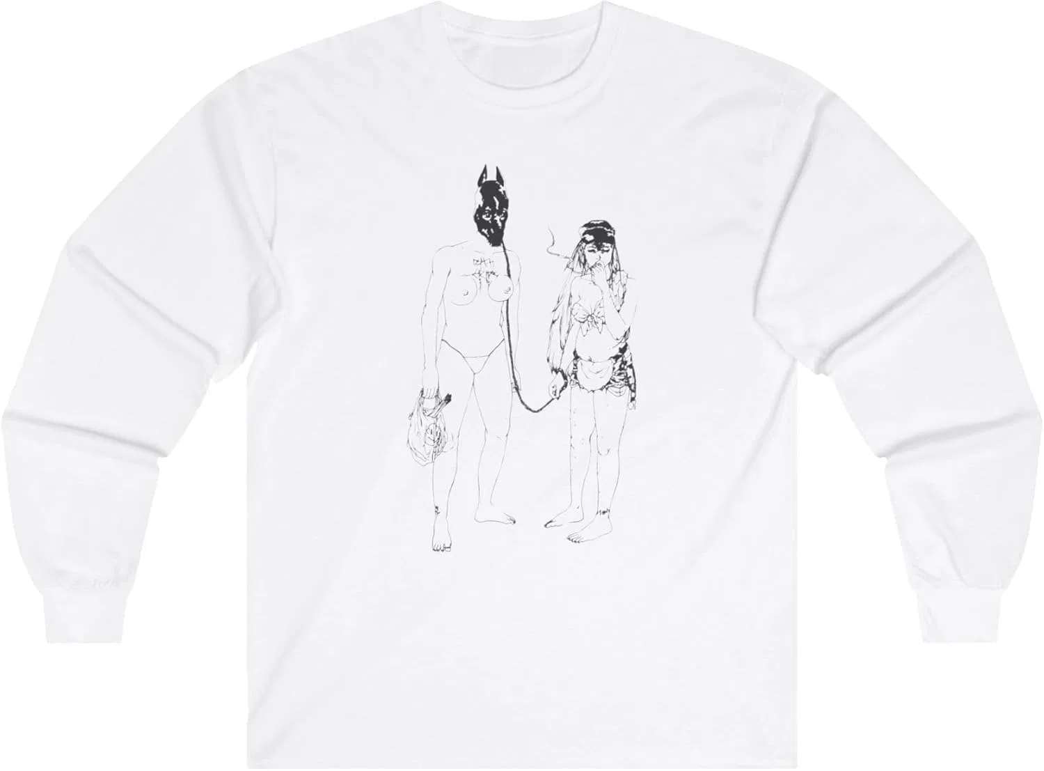 Футболки с длинными рукавами Death Grips Death Album Tour Merch Money Store