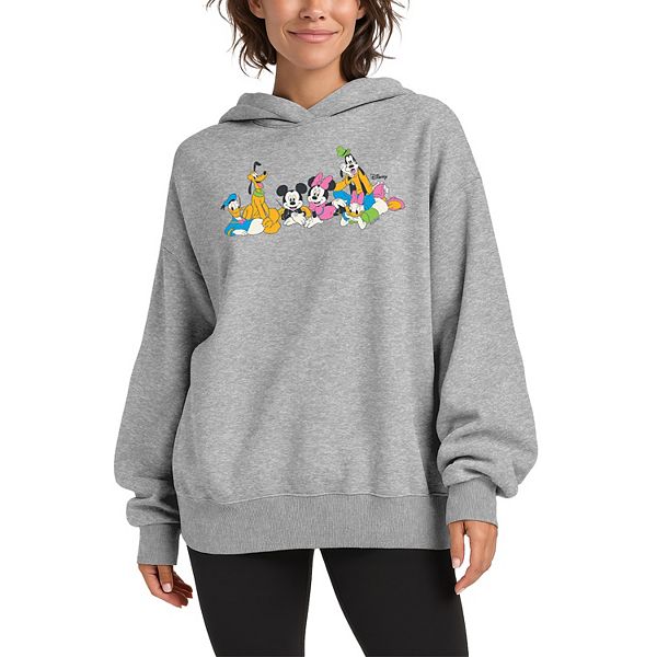 

Женский оверсайз худи с Микки Маусом Disney, Athletic Heather