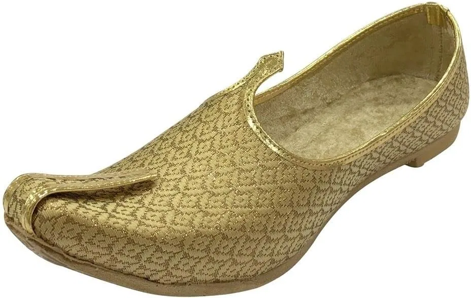 Лоферы золотые, Men's Cream Wedding Shoes Sherwani Punjabi Jutti Shoe Bazar