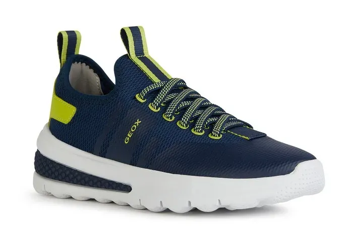 

Слипоны Geox "J ACTIVART BOY B" со специальной мембраной Geox, цвет Navy-Limette