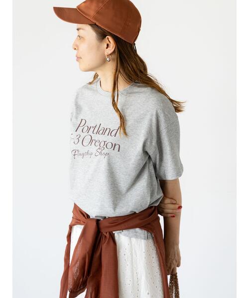 

Футболка с принтом Lugnoncure, серый