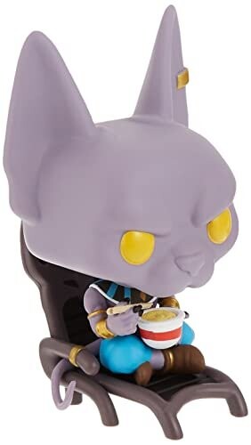 

ПОП! Dragon Ball Z Beerus (ест макароны) 1110, эксклюзивно ГОРЯЧАЯ тема Funko POP!