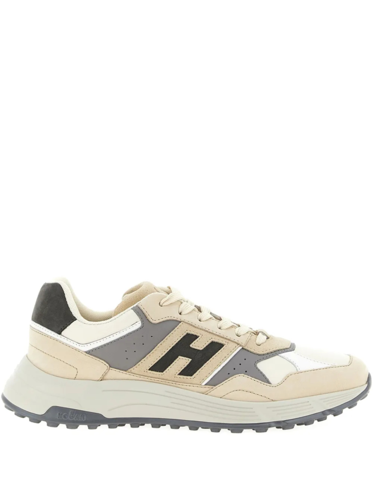 

Кроссовки Hogan Hyperlight из замши и кожи, белый