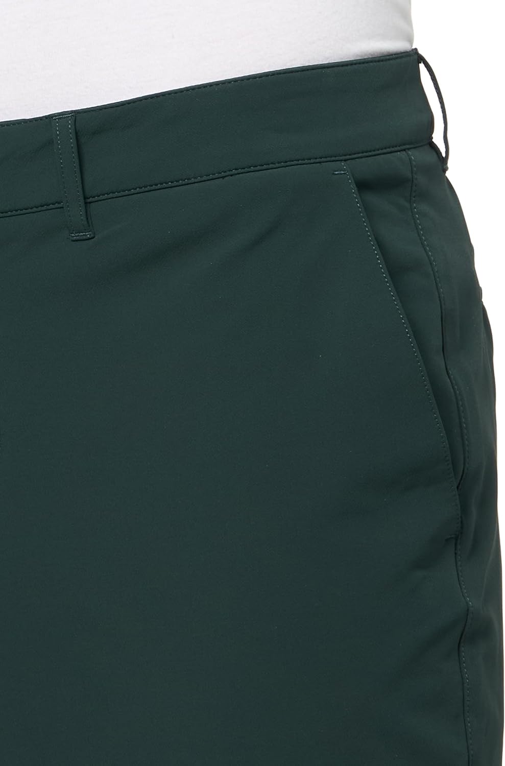 Мужские спортивные утепленные гольф-штаны Lacoste Slim Fit с водоотталкивающей пропиткой, Forest Green — фото 3