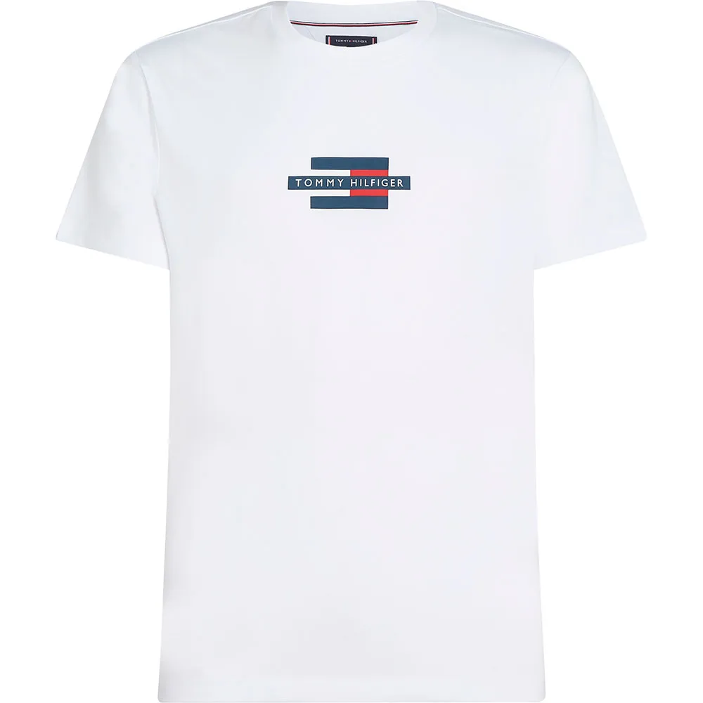 

Футболка с коротким рукавом Tommy Hilfiger Flag Box, белый