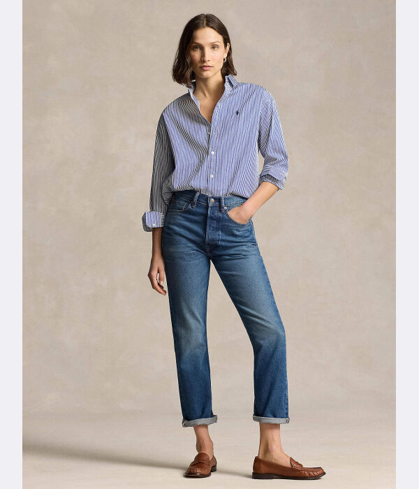 Рубашка Loose fit Polo Ralph Lauren, синий — фото 3