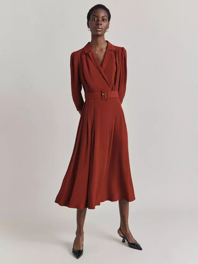 

Платье Ghost Zoey Midi, цвет claret