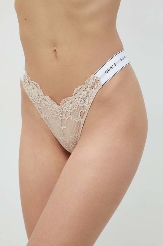

Стринги Guess, бежевый