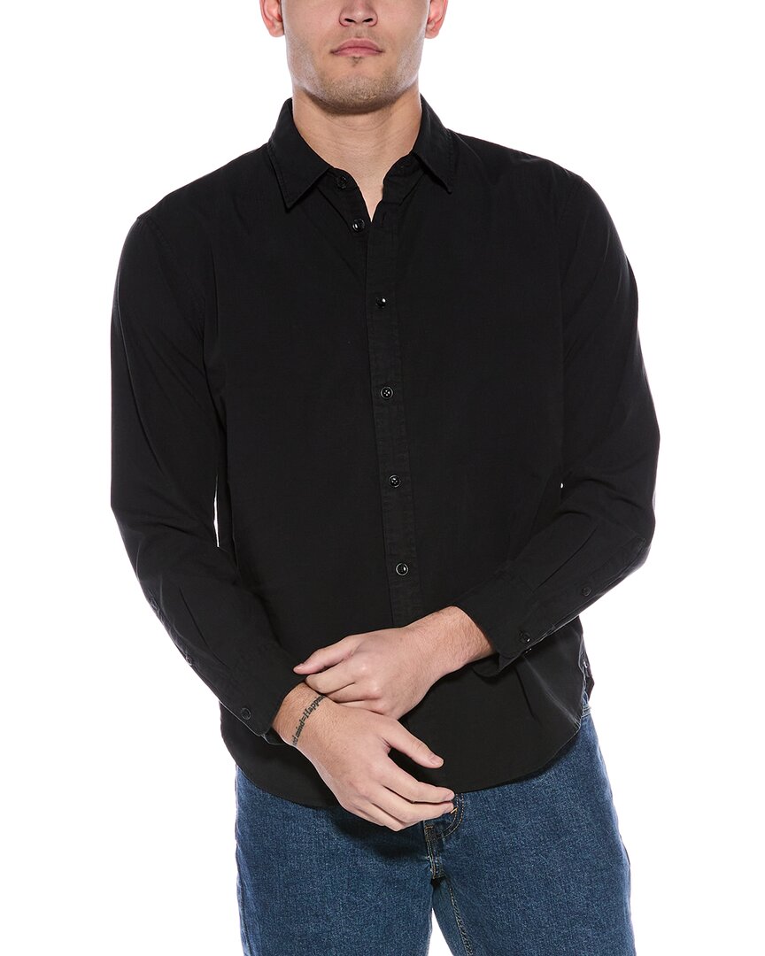 

Рубашка из рипстопа Rag & Bone Finch, черный