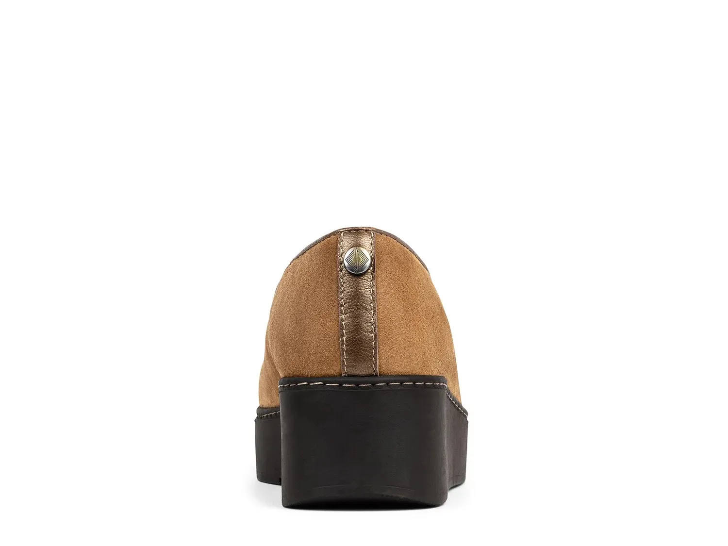 Donald J. Pliner Witty Wedge Slip-On, замша цвета коричневого седельного мха — фото 2
